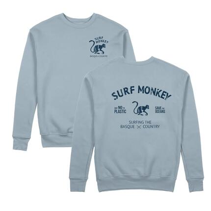 Bluza Save the Ocean – Okrągły dekolt / Dorosły (Piaskowy)
