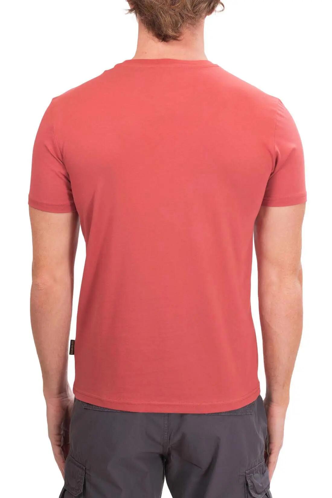 Men - casual - T-shirt - slim, 100% baumwolle - Salis - blau 4/4