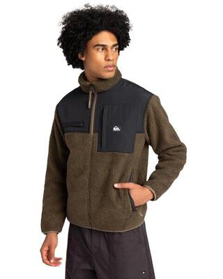 Sweatshirt mit Reißverschluss SHALLOW WATER Braun Herren