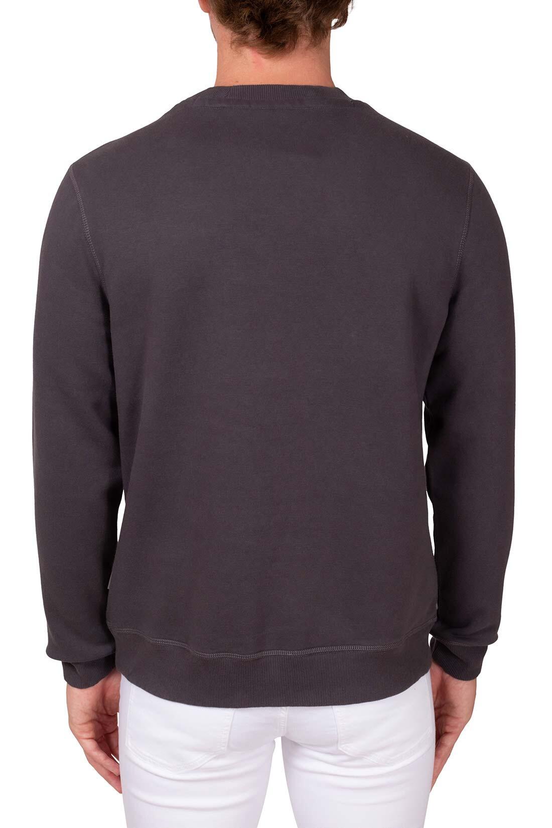 Sudadera - Sportswear - Men - Regular fit, logo badge - Buri - grey 4/4