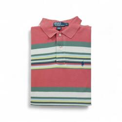 Reconditionné - Polo manches courtes Homme Corail - homme - Excellent