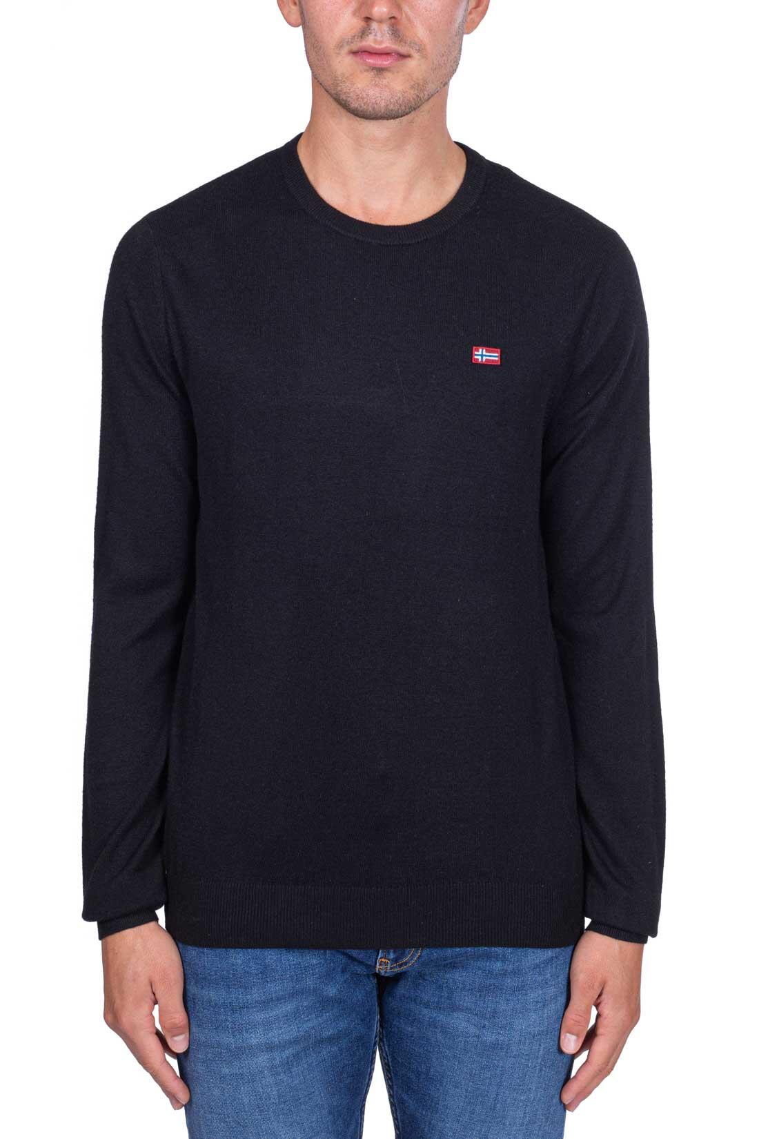Pullover uomo essenziale con logo 2/4