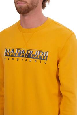 Felpa - Sportswear - Men - Regular fit stampa logo - Bays - yellow