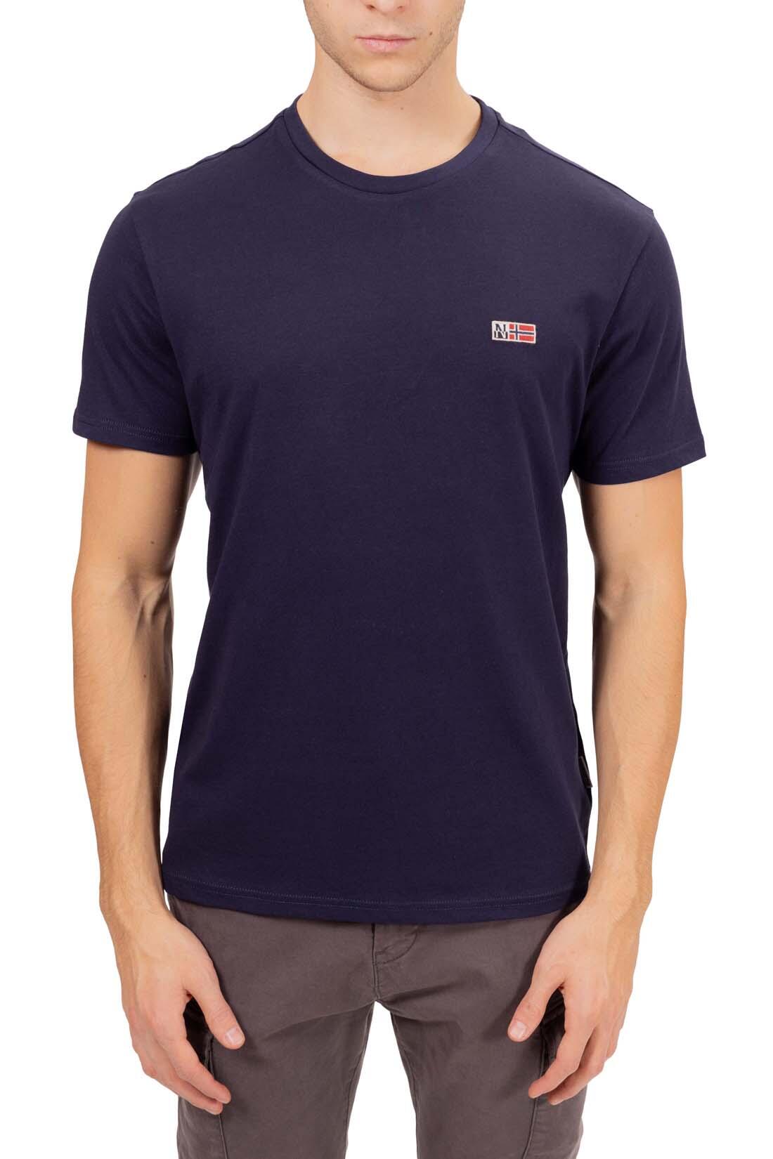 T-shirt - Casual - Homem - Regular fit - Suri - Azul navy 2/5