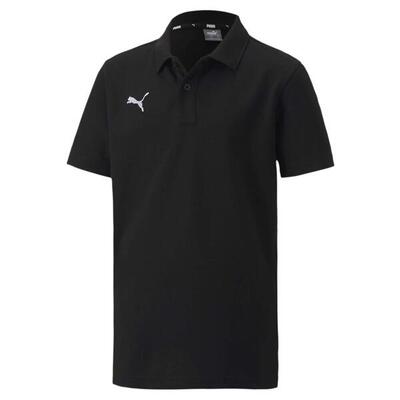 Puma teamgoal 23 casual jr poloshirt voor kinderen - zwart