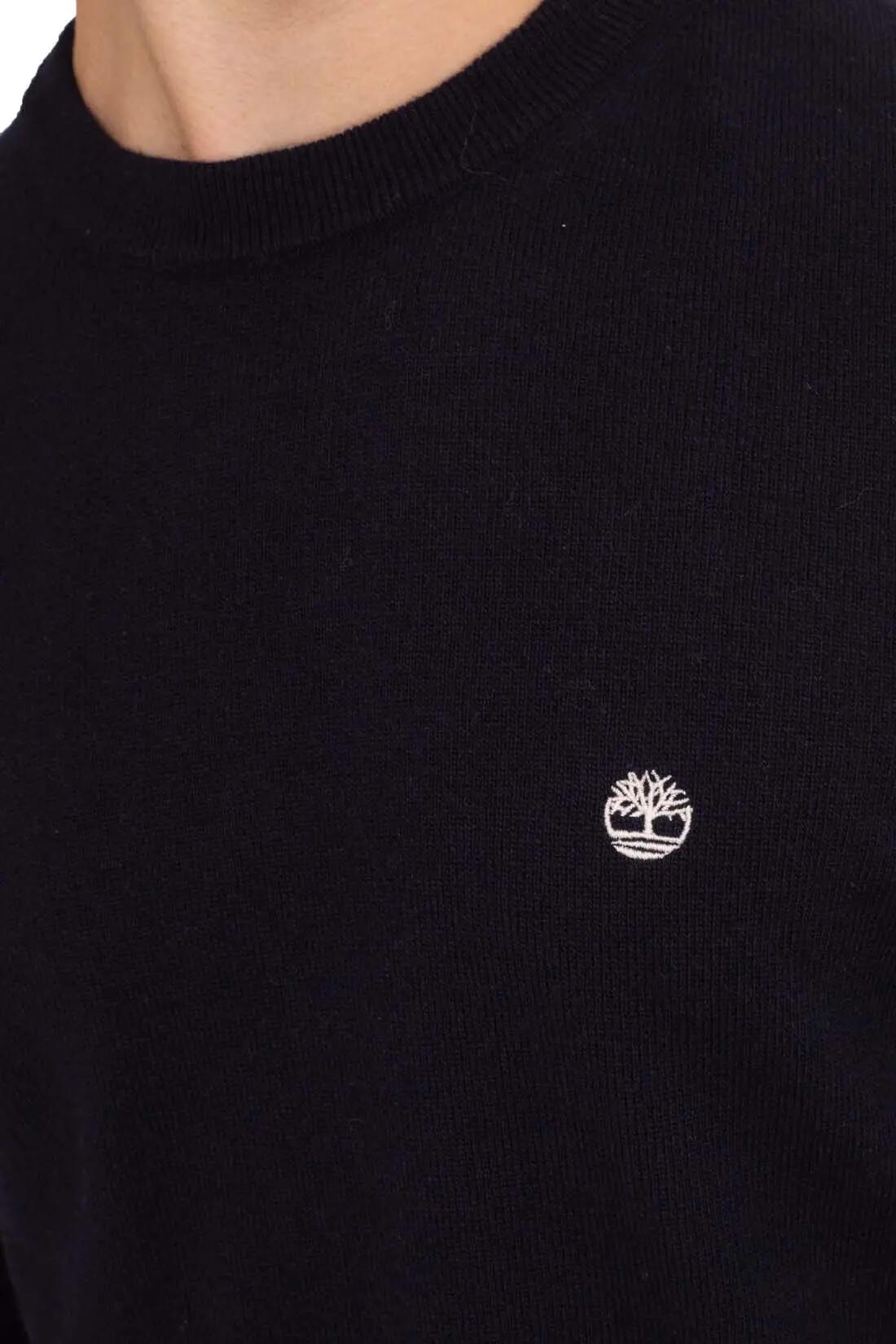 Pulôver - Casual - Homem - Regular fit com logo - Azul marinho 5/5