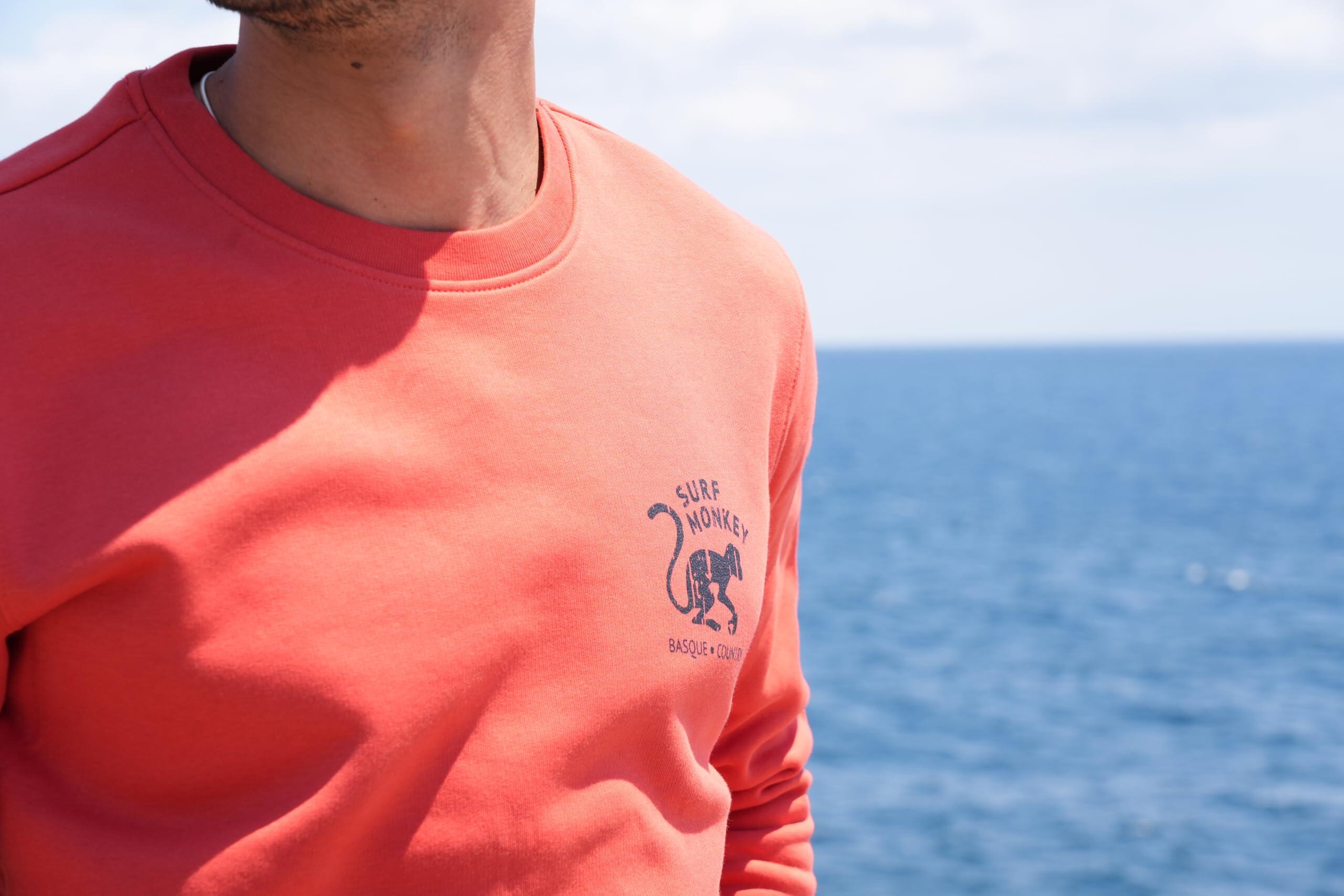 Bluza Save the Ocean – okrągły dekolt / dla dorosłych (papryka) 3/6