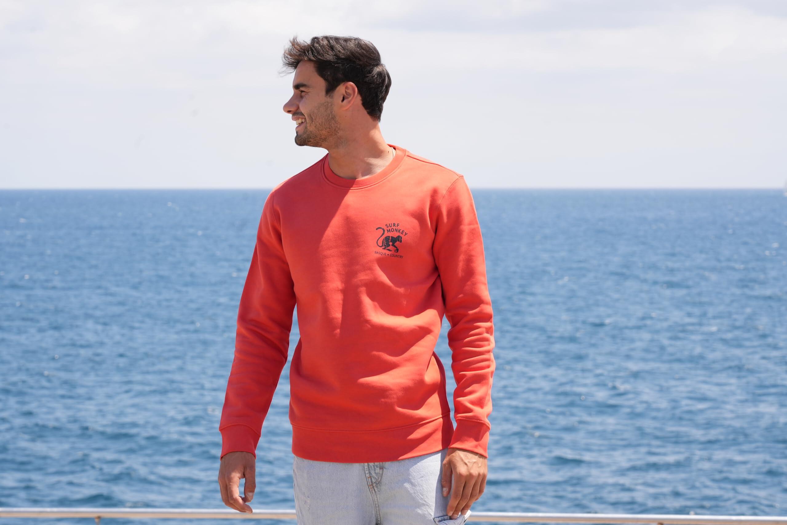 Bluza Save the Ocean – okrągły dekolt / dla dorosłych (papryka) 2/6