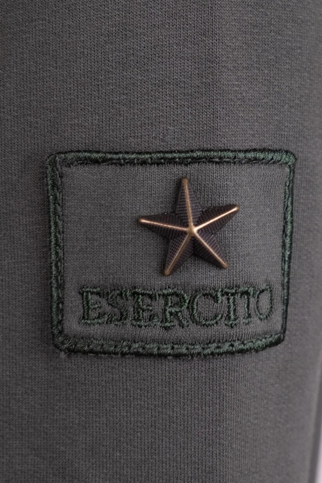 Felpa Esercito con cappuccio e zip militare uomo 4/4