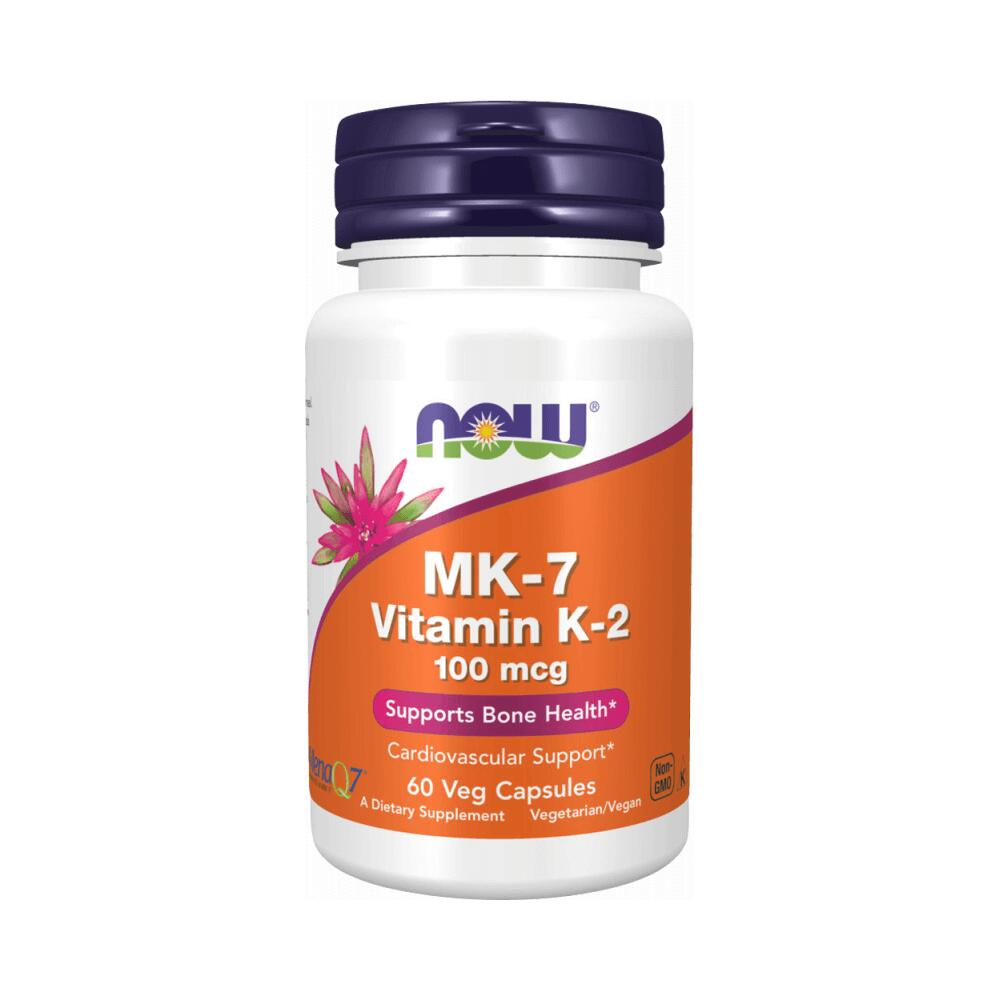 NOW FOODS Now Foods Vitamin K2-MK7 100 mcg (60 Caps) Unflavored