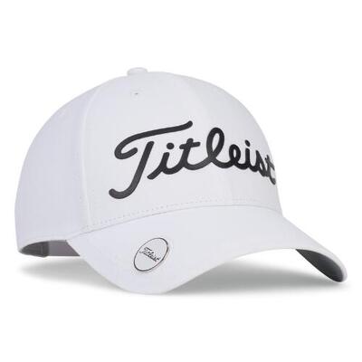 Titleist performance ball marker cap dames wit/zwart 2025