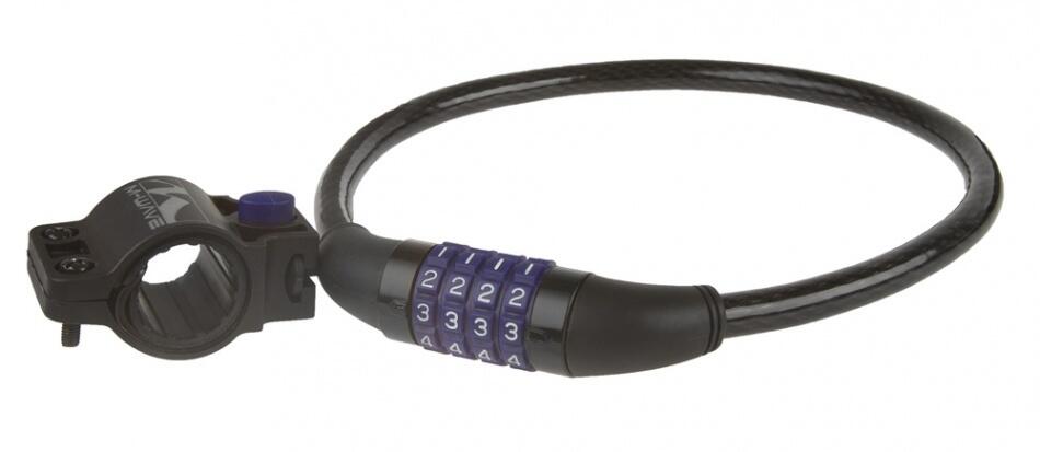 Antivol à code M-Wave 60 cm, 12 mm, noir 2/2