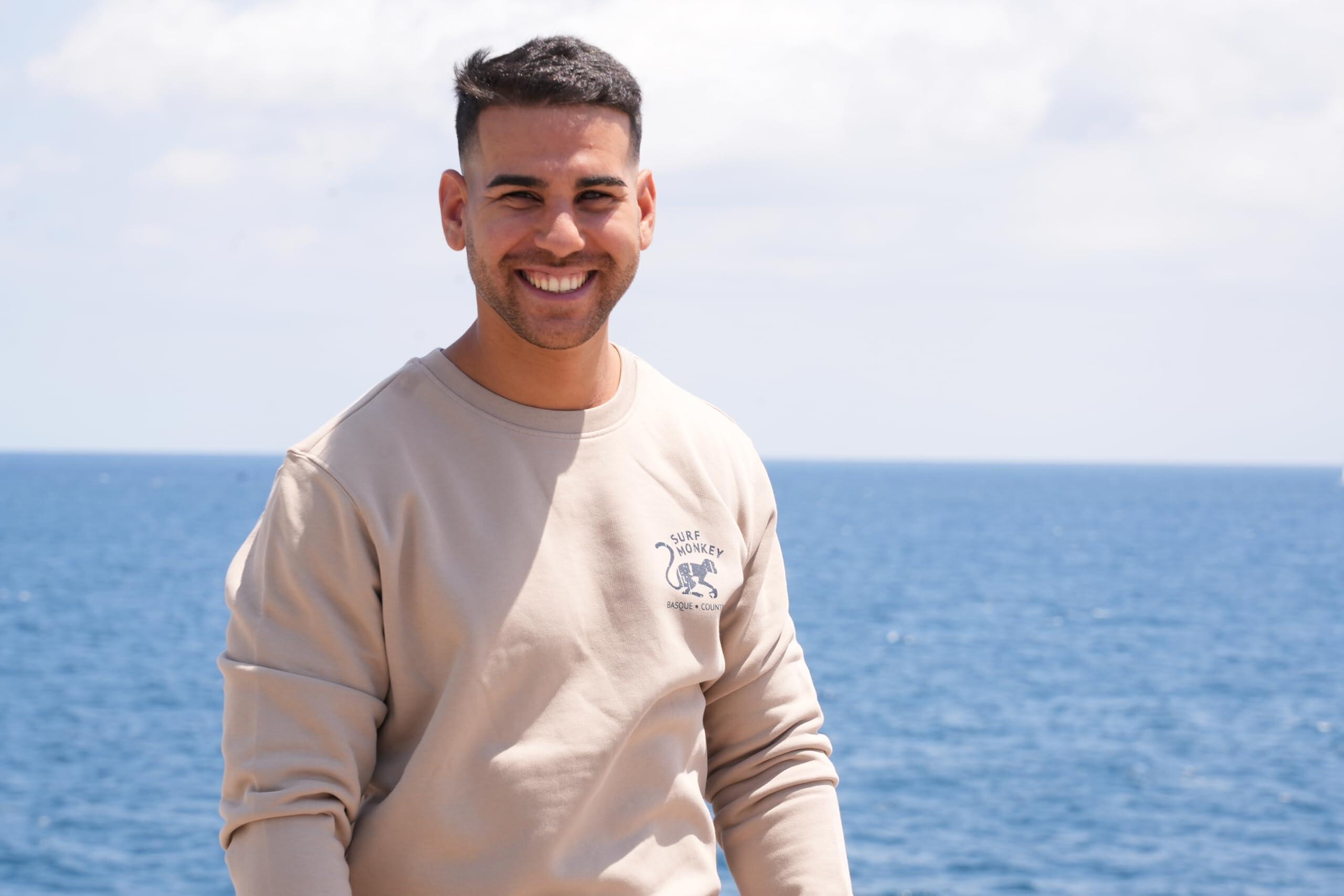 Sudadera Save the ocean - Cuello Redondo / Adulto (Arena) 2/5