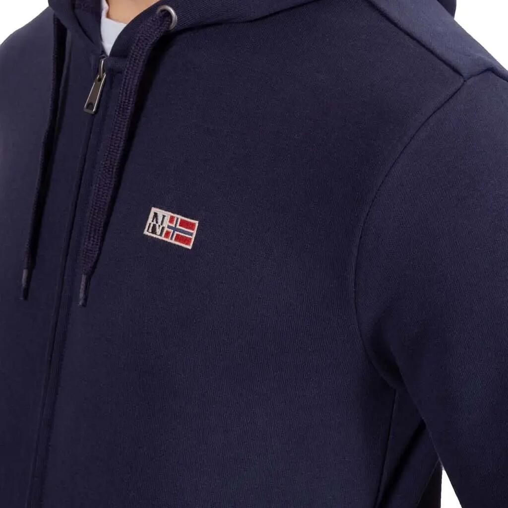 Napapijri men zip sweatshirt Buri - black