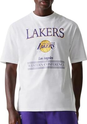 Oversized t-shirt los angeles lakers team graphic