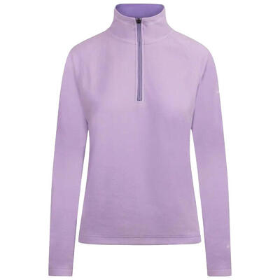 Dames skylar fleece top (marine / rood)