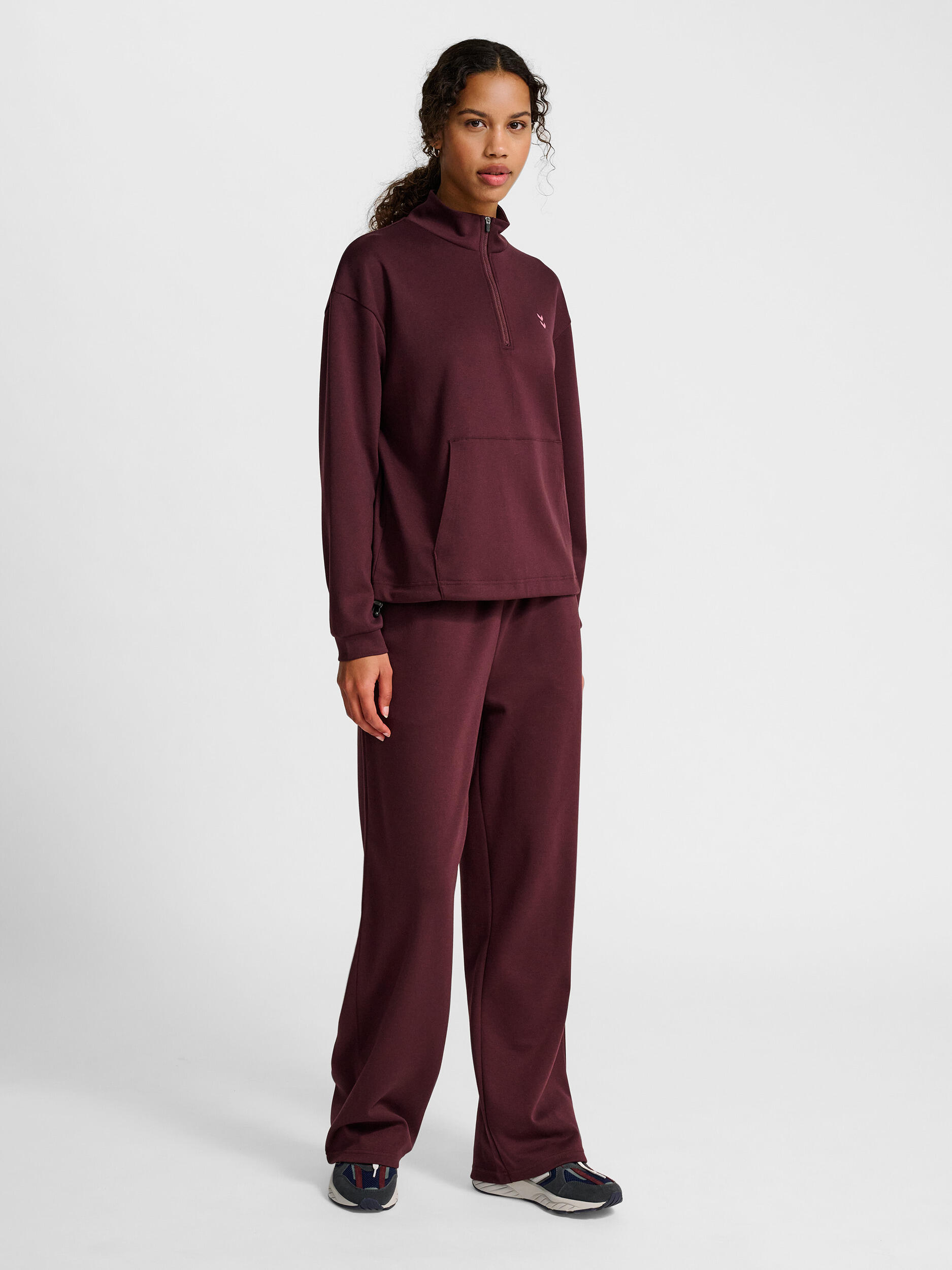 Rits Sweatshirt Hmlyoga Training Dames 3/7