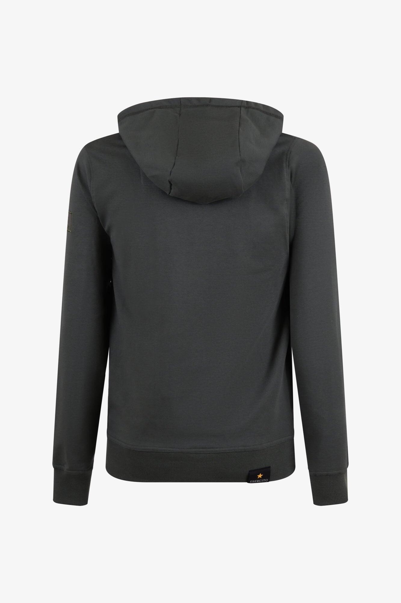 Felpa Folgore con cappuccio militare in cotone uomo 2/5