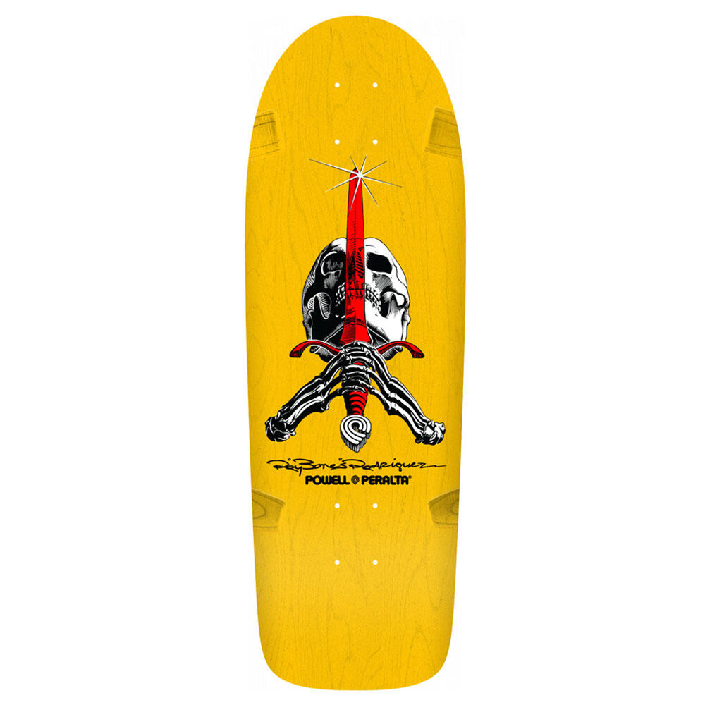 POWELL PERALTA Skateboard Deck Old School Powell Peralta McGill Deck Yellow 10''