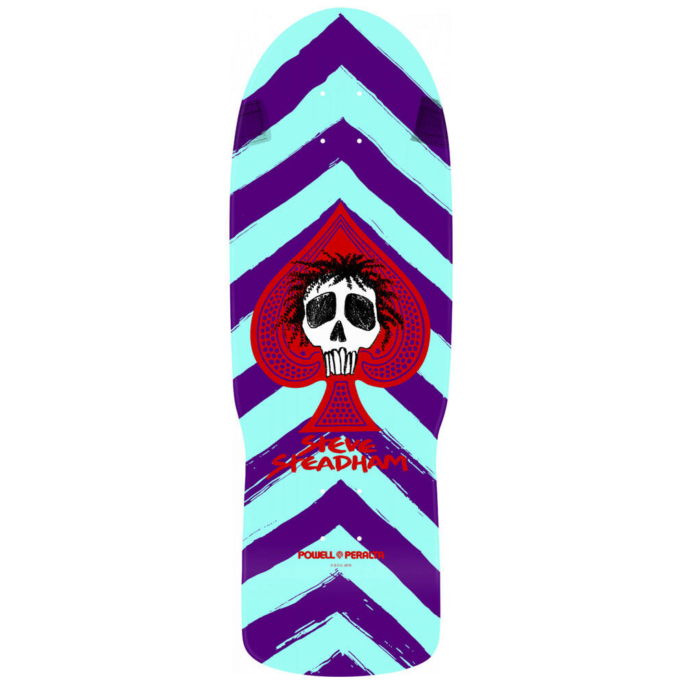 POWELL PERALTA Skateboard Deck Old School Powell Peralta Steadham Spade Aqua 10''