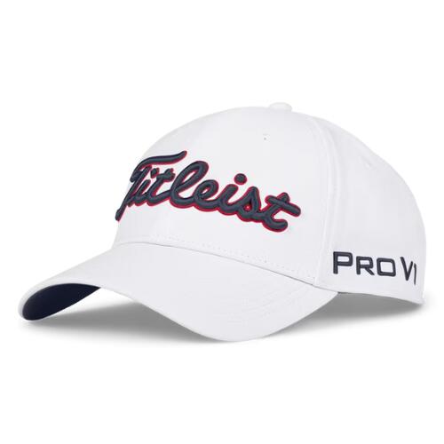 Titleist Tour Performance cap Wit/Navy/Rood 2025 2/4