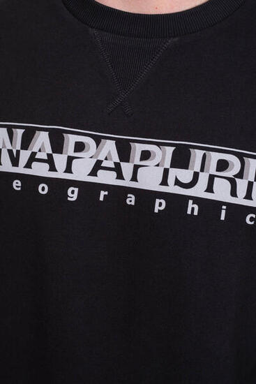 Sweatshirt - sportswear - homme - imprimé logo - noir