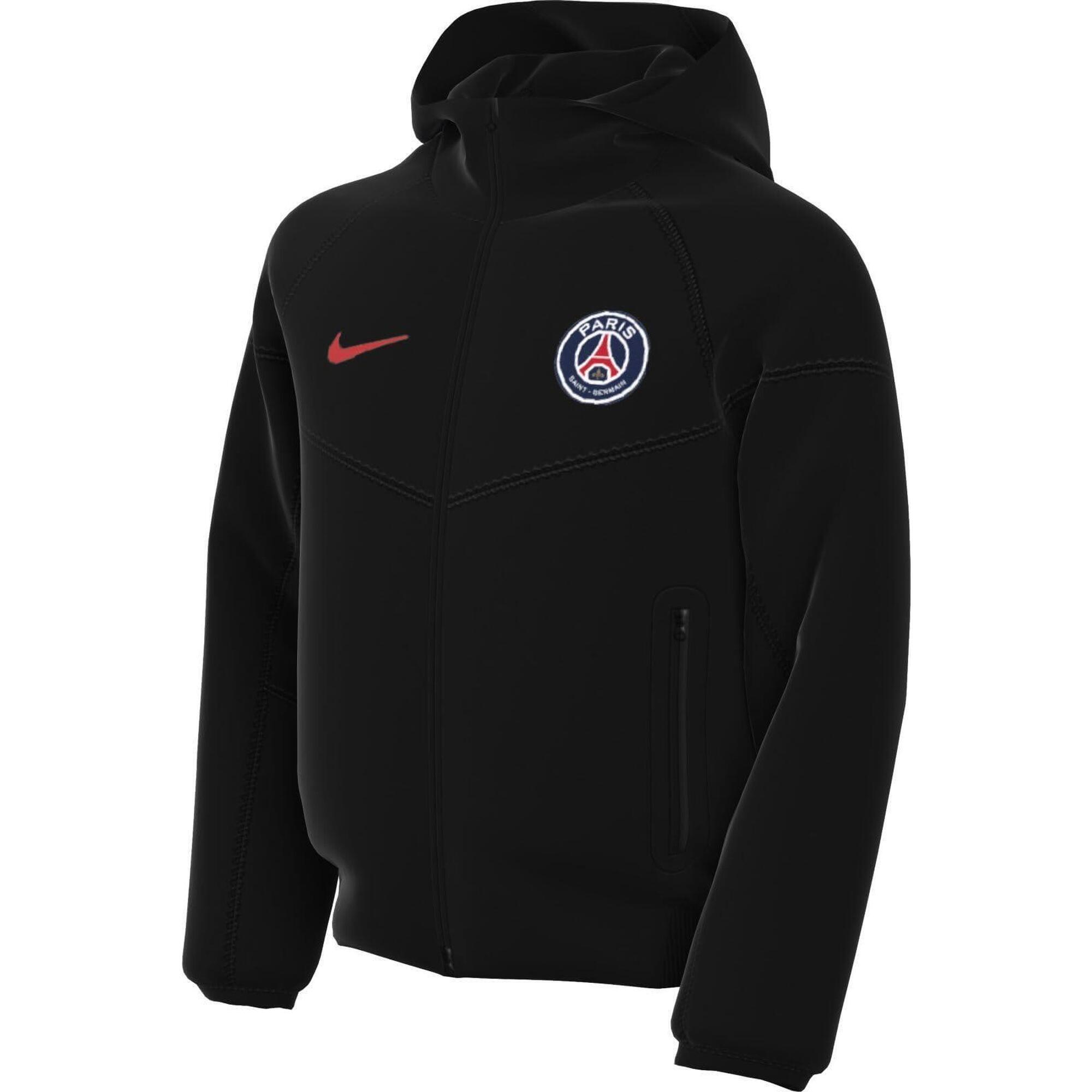 Nike - Top Nike Garçons Psg B Nsw Tech Flc Fz Gx > To Translate In French - Polaire - Noir|rouge - Decathlon