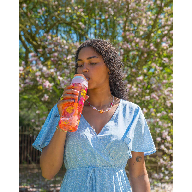 Láhev na vodu se slámkou 750 ml Lagoon Nectar Drops limitovaná edice