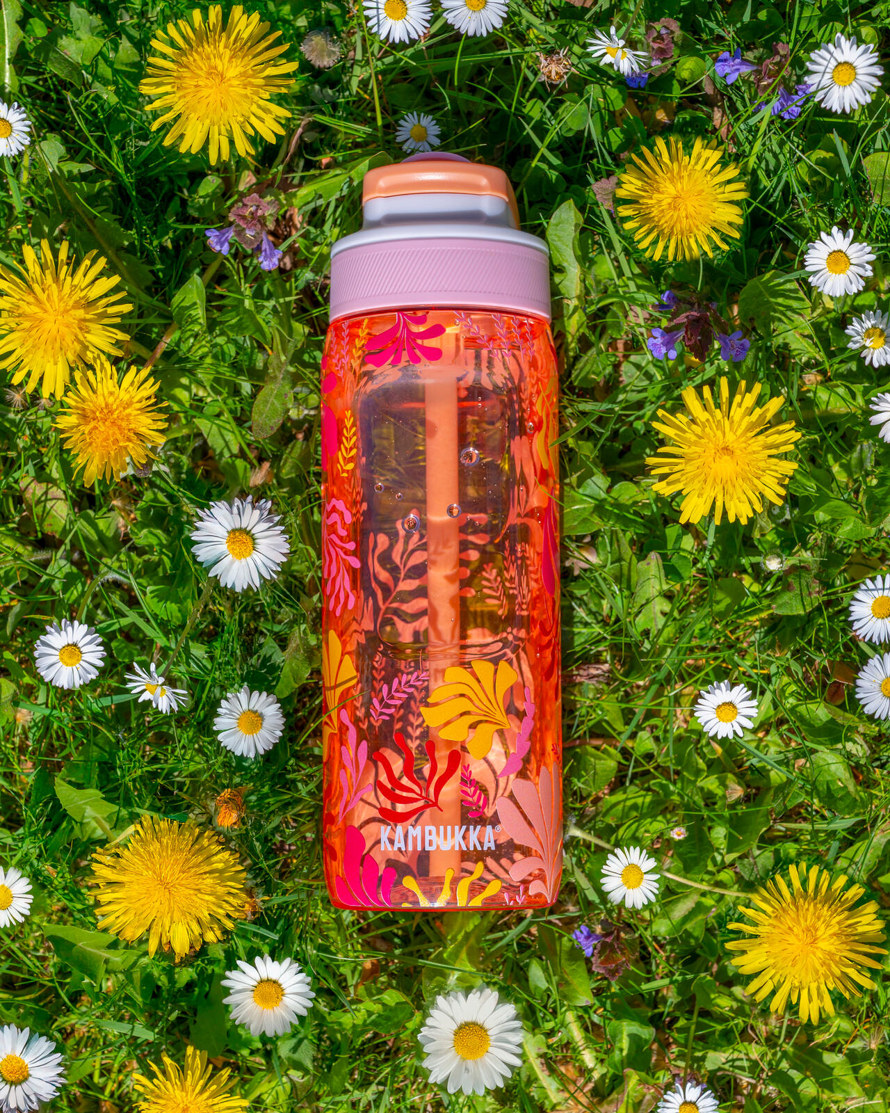 Butelka na wodę Kambukka Lagoon 750ml Nectar Drops bidon ze słomką 7/7