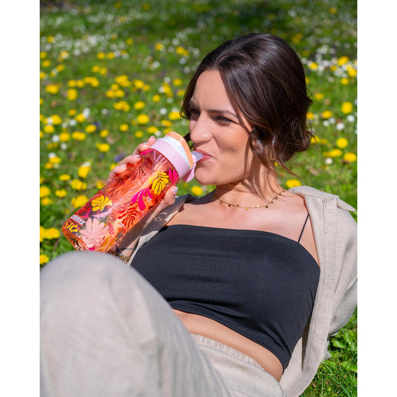 Láhev na vodu se slámkou 750 ml Lagoon Nectar Drops limitovaná edice