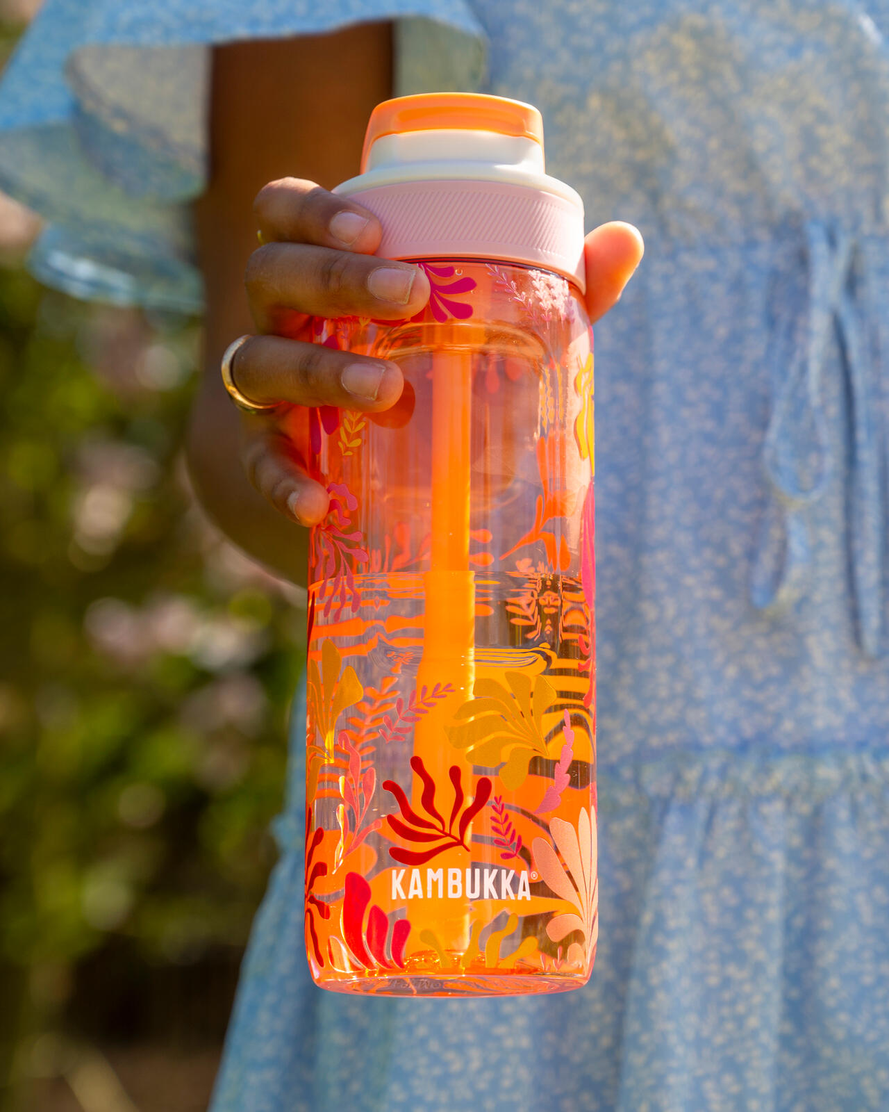 Butelka na wodę Kambukka Lagoon 750ml Nectar Drops bidon ze słomką 6/7