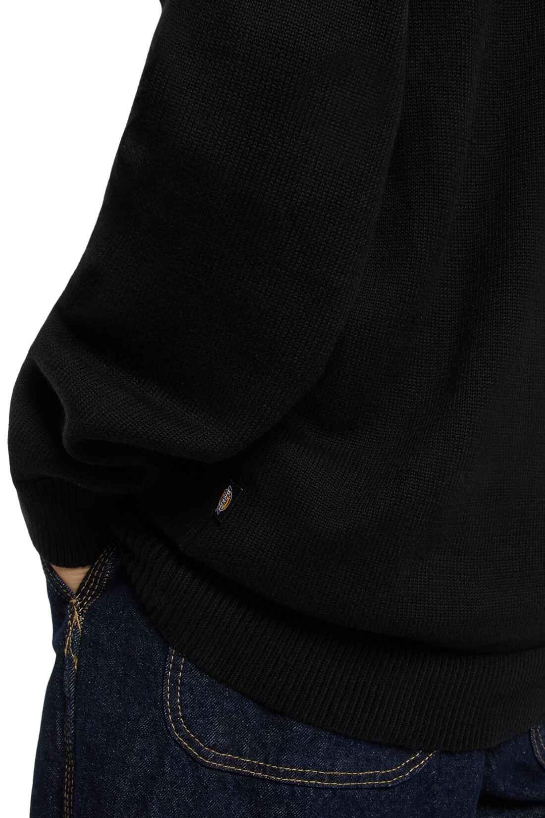 Herren - Pullover - relaxed, 100% baumwolle - schwarz 5/6