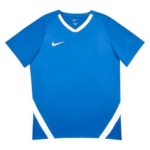 Maillot Nike Volley Homme Manches Courtes 100% Polyester Royall White Taille L 4/6