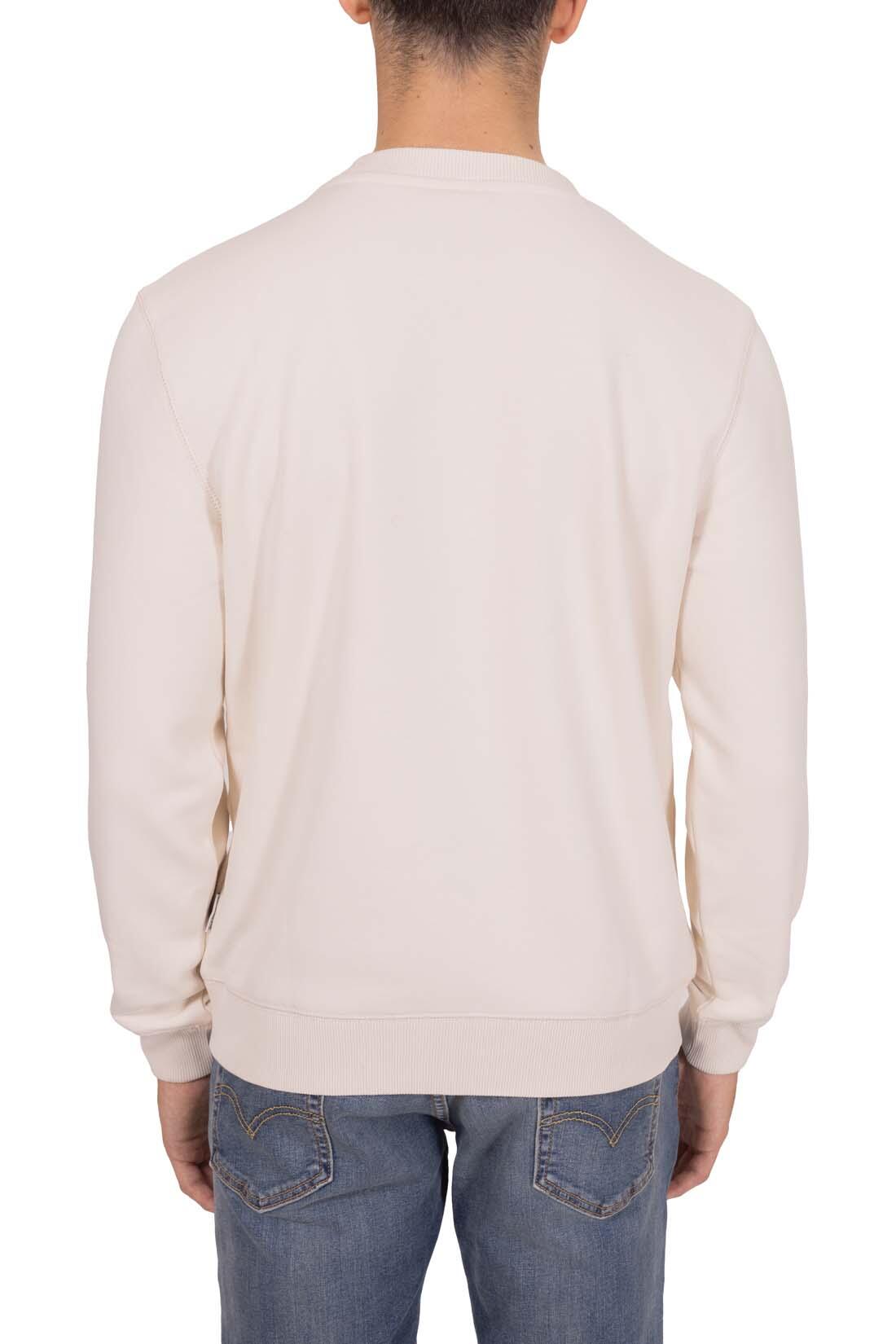 NAPAPIJRI - Sweat homme Buri à col rond vert sauge, taille XXL, couleur Ivoire 3/5