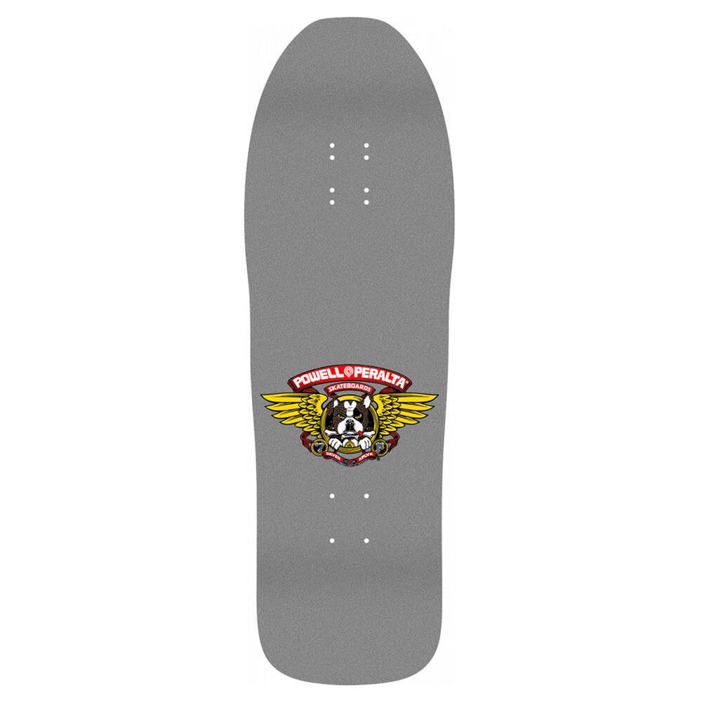 Skateboard Deck Old School Powell Peralta Frankie Hill Bulldog Silver 10'' 2/2