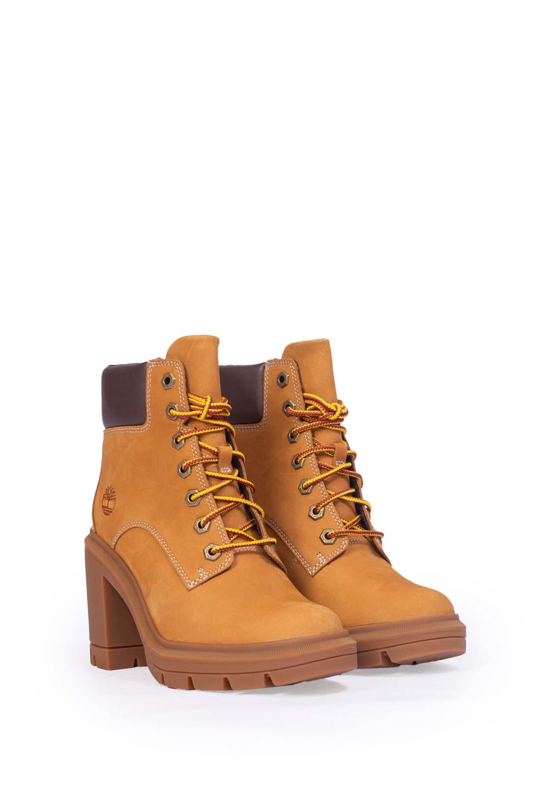 Stivali donna stringati Allington Heights con tacco 2/5