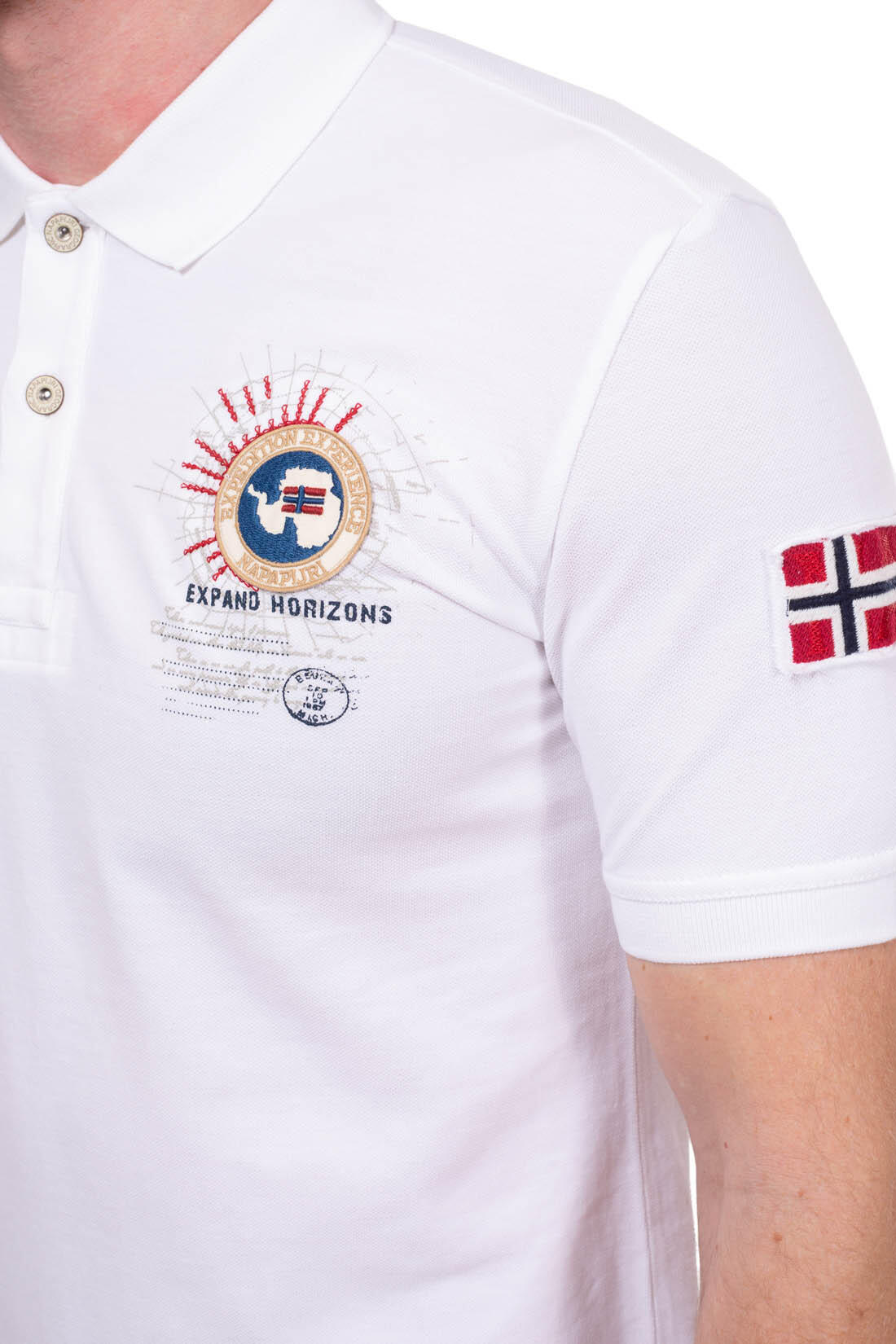 Polo uomopatch logo 1/4