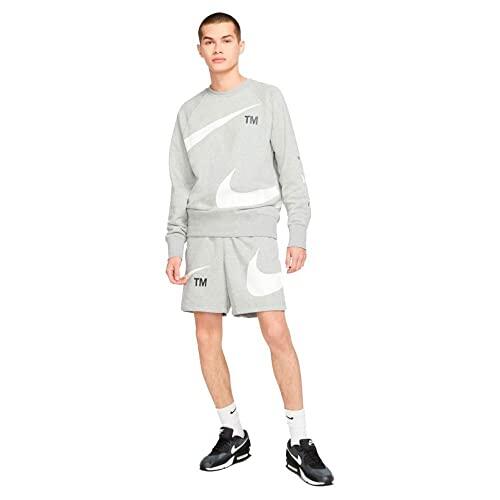 Sweatshirt Nike Sportswear Swoosh pour Homme en DK Grey Heather 5/6