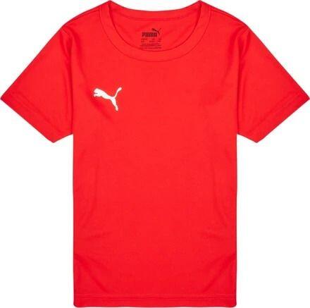 Puma TeamRISE Matchday Jr T-shirt 100% gerecycled polyester maat 164 rood/wit 1/2