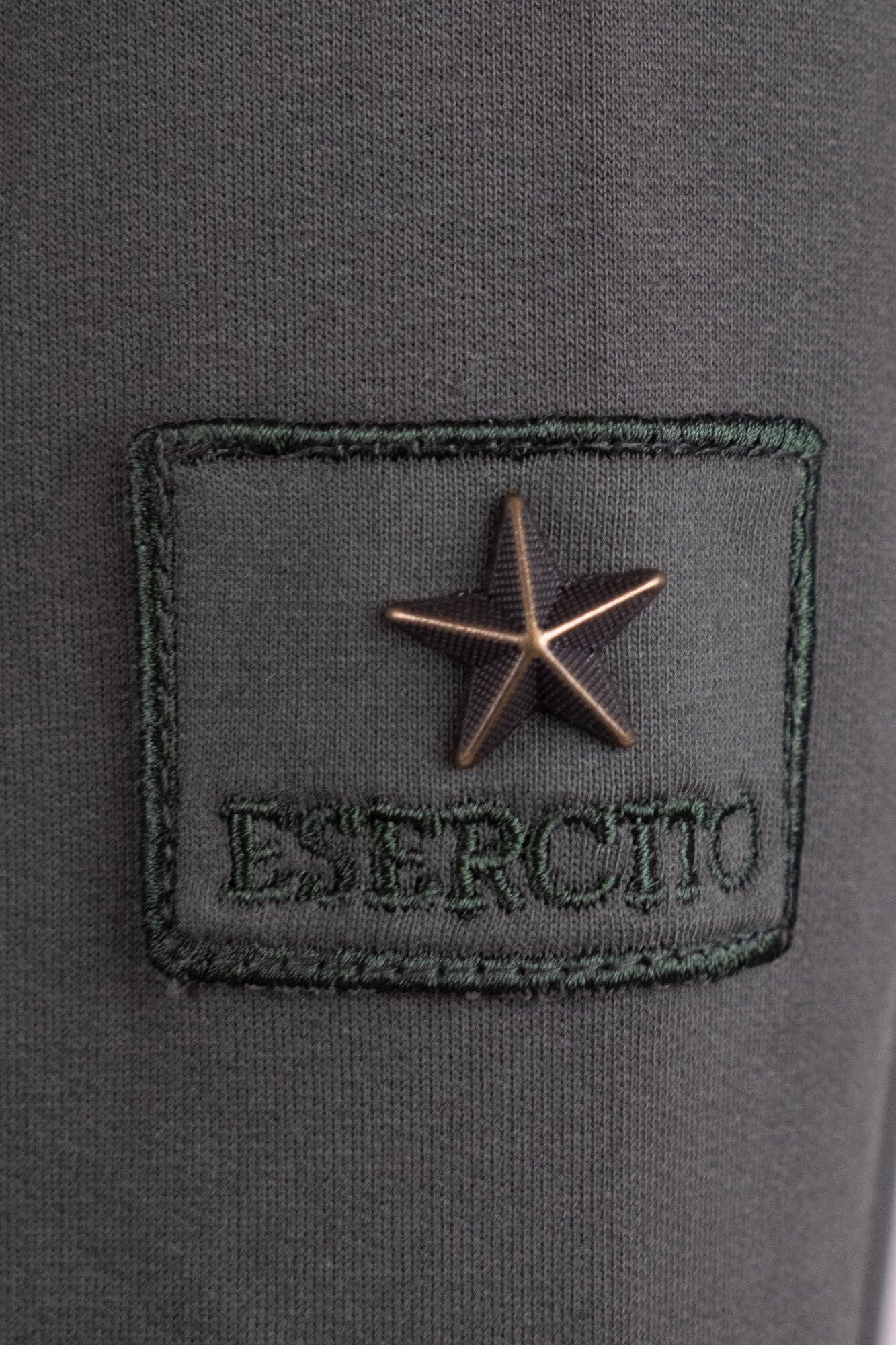 Felpa Esercito con cappuccio e zip militare uomo 4/4