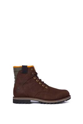 Boots - casual - men - redwood falls - leer, rubberen zool, donkerbruin