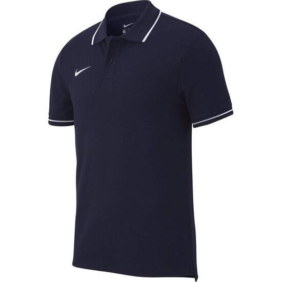 Nike Team Club19 Polo à Manches Courtes pour Homme, Bleu, Taille S