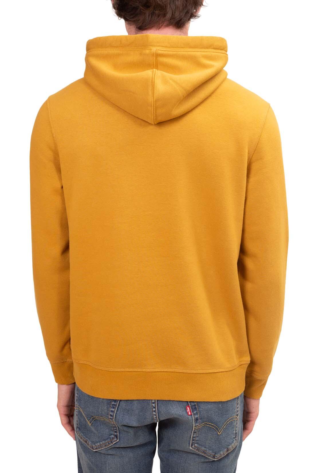 Trui - Casual - Heren - Met capuchon, logo, regular fit - Buri - Bruin 4/4