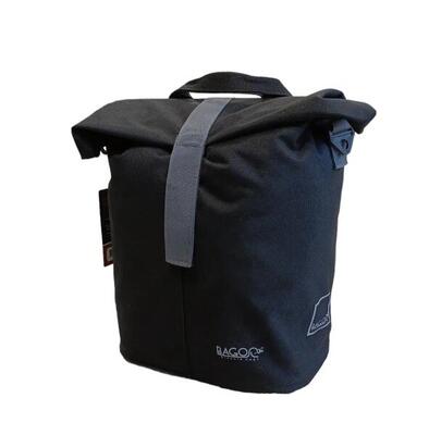 Bagoo enkele shopper fietstas - 14 liter - zwart