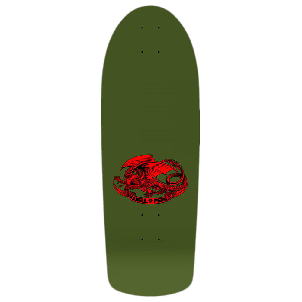 Skateboard Deck Old School Powell Peralta Rat Bones Olive 10'' 2/2
