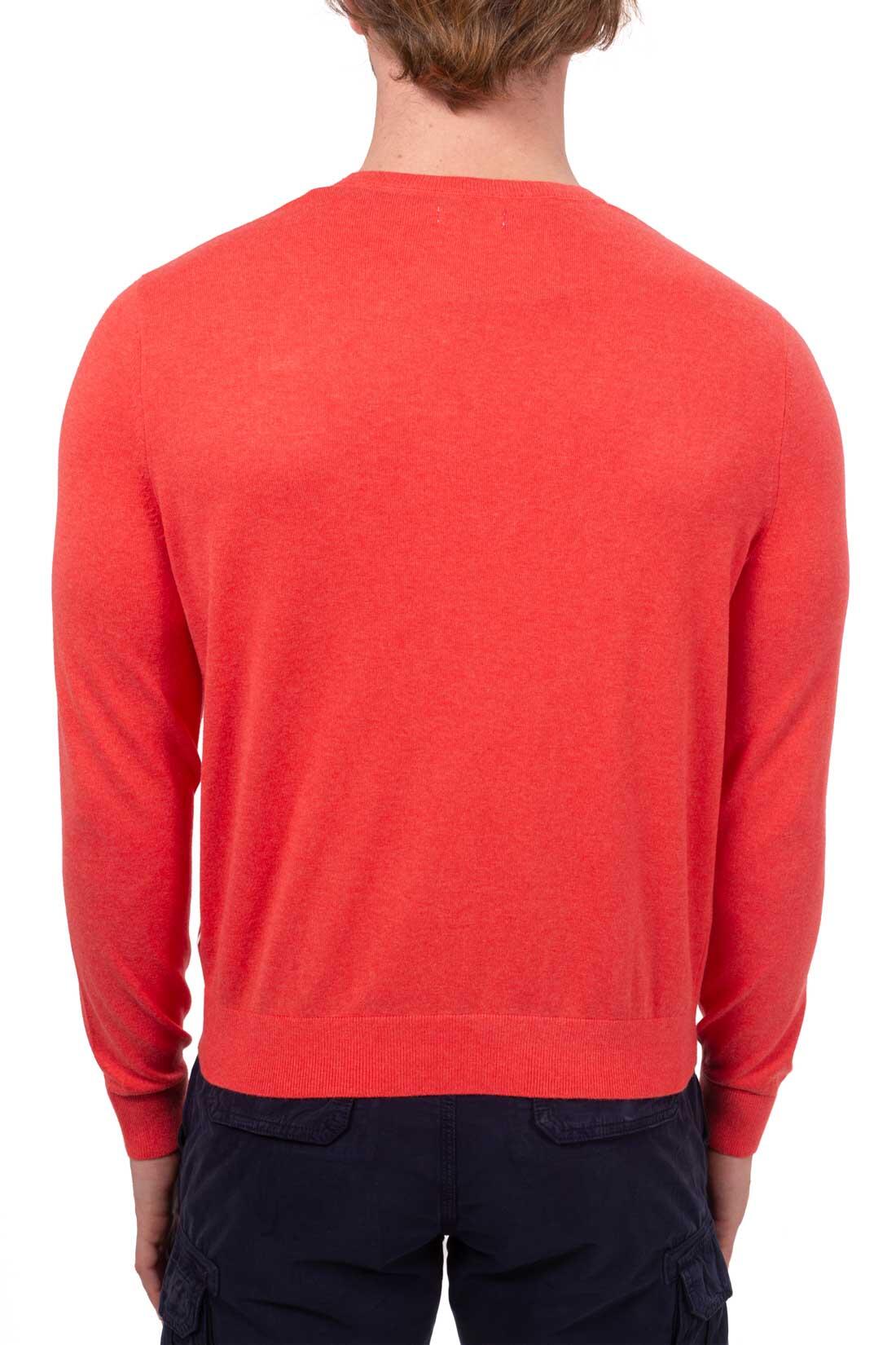 Maglia - Uomo - effetto washed, regular - Darca - rosso 4/4