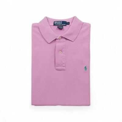 Seconda Mano - Maglietta polo a maniche corte rosa - Stato eccellente
