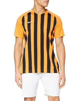 Nike heren t-shirt striped division iii in university gold