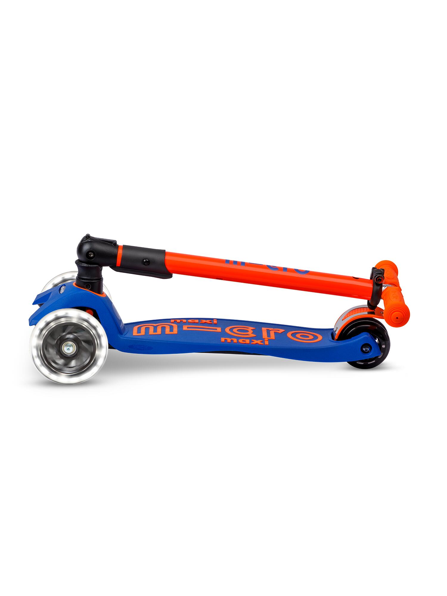 Trottinette enfant Maxi  Deluxe pliable Néon  LED 5/7