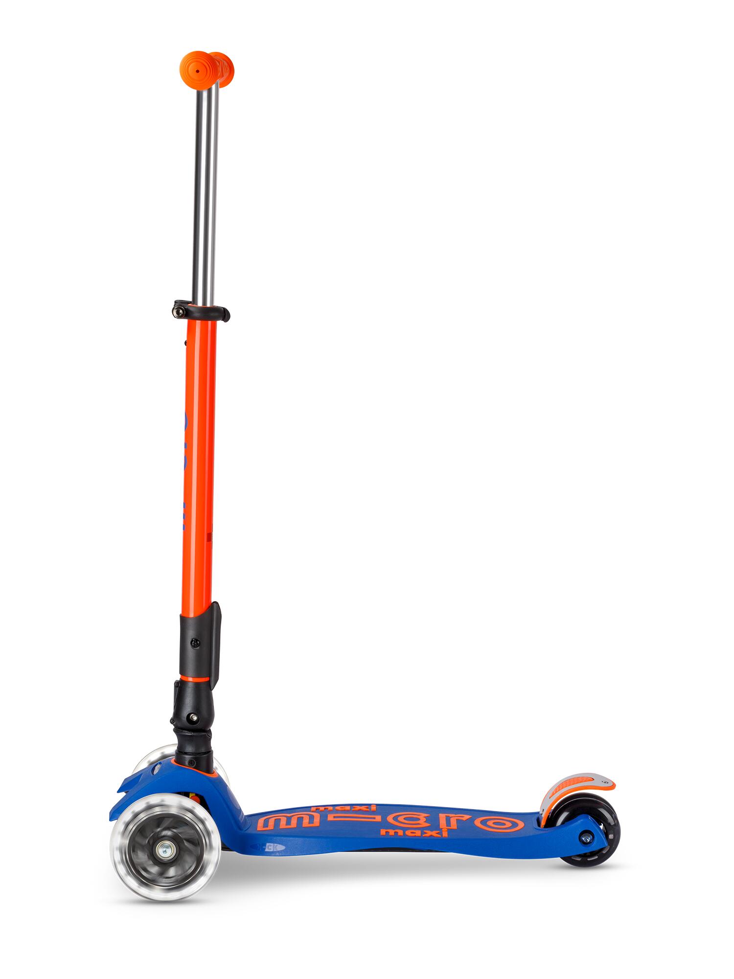 Trottinette enfant Maxi  Deluxe pliable Néon  LED 6/7